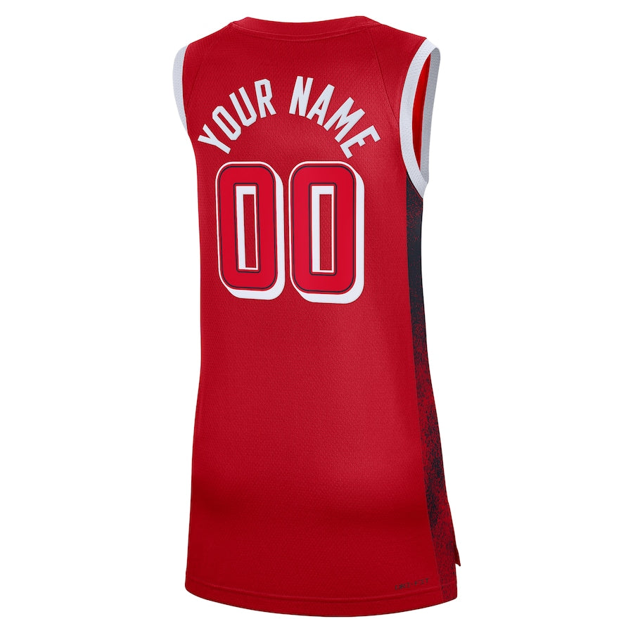 Custom Basketball Unisex Swingman Jersey - Red USA Basketball Jerseys