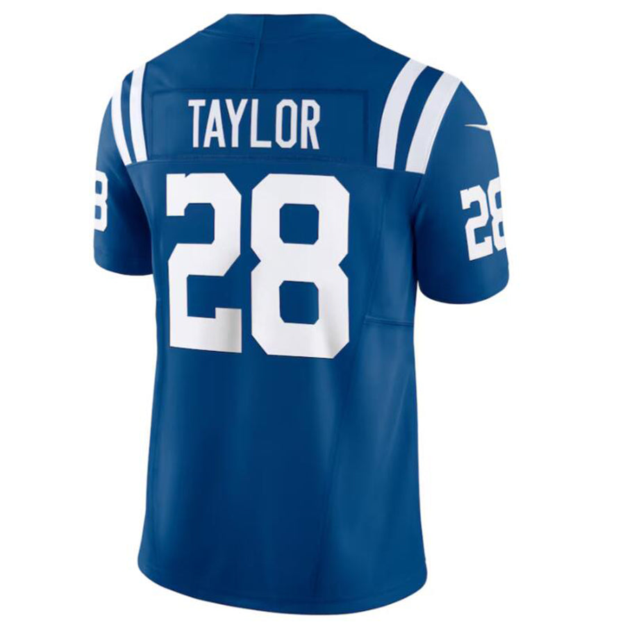 #28 Jonathan Taylor IN.Colts Vapor F.U.S.E. Limited Jersey -Royal Player Football Jerseys